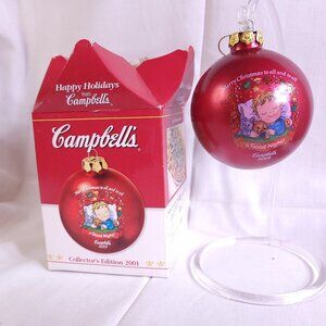 Capbell's Collector's Edition 2001 Christmas Ornament
